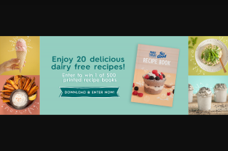 Win One of 500 Printed Recipe Books (prize valued at $10)
