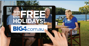BIG4 Holiday Parks – Win 1 of 10 BIG4 Holiday Parks Gift vouchers valued at $1,000 each OR 1 of 25 runner-up prizes of 2-night accommodation each valued at $400 each