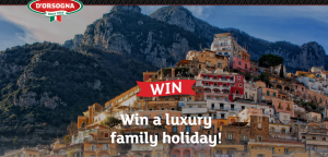 D’Orsogna – Win 1 of 4 Luxury Family Holidays (1 prize to Italy and 3 prizes to Bali) valued at up to $30,000