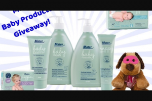 Away From The Blue – Win a Hamper Full of Mater Baby Products (prize valued at $110)