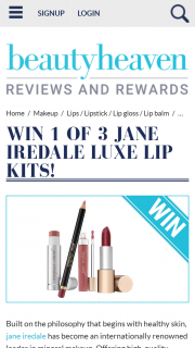 Beauty Heaven – Will Score a Luxe Lip Kit Featuring