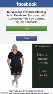 Curvaceous Plus Size Clothing – Win Stretch T-Shirt Jersey Shorts With Pockets (prize valued at $40)