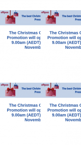 Eftpos Christmas promotion CHQ – Win 1 of 6 X $1000 Prepaid Eftpos Cards (prize valued at $11,000)