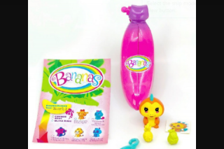 Girl – Win One of 20 X Bananas Collectable Toys Valued at $8.00 Each (prize valued at $8)