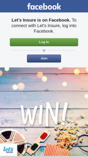 Lets Insure – Win a $50 Gift Card (prize valued at $50)