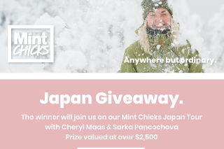Mint Tours – Win a Trip to Japan With Mint Chicks (prize valued at $2,665)