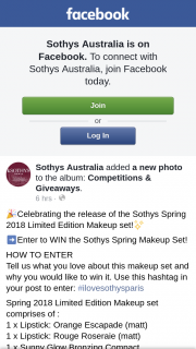 Sothys Australia – Win The Sothys Spring Makeup Set (prize valued at $274)