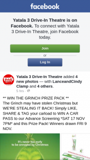 Yatala 3 Drive-In – Win The Grinch Prize Pack