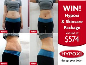Hypoxi – Win 6 sessions of Hypoxi and Skincare package valued at $574