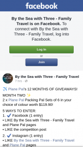 By The Sea With Three – Win 2 X Plane Pal Packing Pal Sets of 6 In Your Choice of Colour (prize valued at $120)