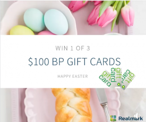 Realmark – Win 1 of 3 BP gift cards valued at $100 each