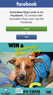 Australian Dog Lover – Win $150 Hydrotherapy & Wellness Package (prize valued at $150)