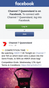Channel 7 Qld – Win an #mkr Show Bag (prize valued at $100)