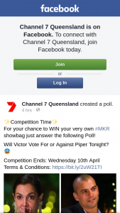 Channel 7 Queensland – Win Your Very Own #mkr Showbag Just Answer The Following Poll