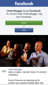 Child Blogger – Win a Family Movie Pass to Event Cinemas