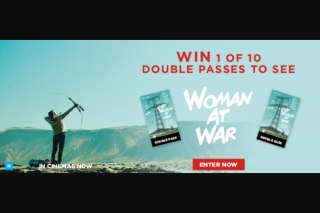 Dendy cinemas – Win a Double-Pass to See Woman at War
