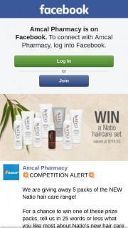FB Amcal Pharmacy – Win One of These Prize Packs (prize valued at $115)
