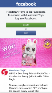 Headstart Toys – Win 2 X Best Furry Friends Pat & Chat