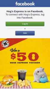 Hogs Express – Win a $50 Hog’s Express Voucher (prize valued at $50)
