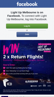 Light Up Melbourne – Win 2 X Economy Flights to Chengdu on Sichuan Airlines