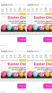 Luxo Living – Win One of 3 X $200 Luxocash Voucher (prize valued at $600)