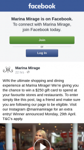 Marina Mirage – Win The Ultimate Shopping and Dining Experience at Marina Mirage