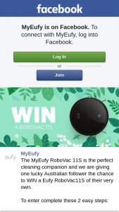 MyEufy – Win a Eufy Robovac11s of Their Very Own