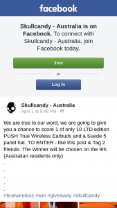 Skullcandy – Will Be Chosen on The 9th