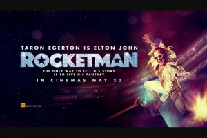 The Australian – Win 1 of 100 Double Passes to Rocketman (prize valued at $4,000)