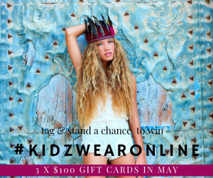 Kidz Wear Online – Win 1 of 5 gift cards valued at $100 each
