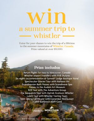Surf Stitch – Win a trip for 2 to Vancouver, Canada