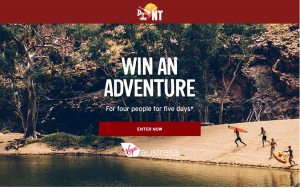 Virgin Australia – Win a grand prize of a trip for 4 to Alice Spring OR 1 of 50 holiday vouchers valued at $100 each