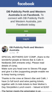 DB Publicity Perth – Will Have 48 Hours to Contact Me at Db Publicity