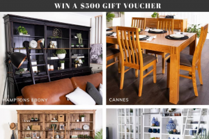 Eureka Street Furniture – Win a $500 Eureka Street Furniture Gift Voucher (prize valued at $500)