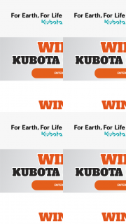 Kubota – Win a Kubota Zero-Turn Ride-On Mower (prize valued at $15,000)