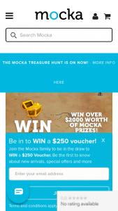 Mocka Australia – Win The Product (prize valued at $2,000)