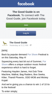 The Good Guide – Win 1 of 10 Ticket to The Festival