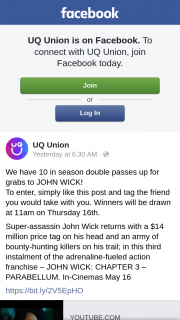 UQ Union – Will Be