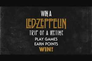 Win a Led Zeppelin Trip of a Lifetime (prize valued at $11,126)