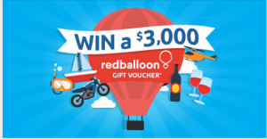 Click Energy – Win a $3,000 RedBalloon Gift voucher