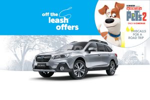 Subaru – Test Drive and Win a trip to Universal Studios Hollywood to experience The Secret Life of Pets: Off the Leash