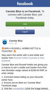 Canstar Blue – Win a Russell Hobbs Kettle & Toaster (prize valued at $198)