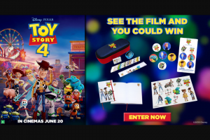 Dendy – Win Toy Story 4 Prize Pack
