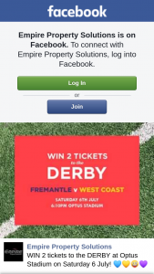 Empire Property Solutions – Win 2 Tickets to The Derby at Optus Stadium on Saturday 6 July