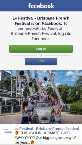 Le Festival Brisbane French Festival – of The Year. (prize valued at $588)