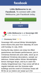 Little Melbourne – Two Family Passes Valued at $157 Each (prize valued at $157)