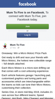 Mum to Five – Win a Micro Motorz Prize Pack
