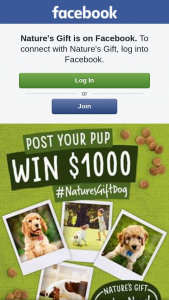 Nature’s Gift – Win $1000 and a Nature’s Gift Hamper (prize valued at $1,150)