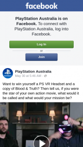 Playstation Australia – Win Yourself a Ps Vr Headset and a Copy of Blood & Truth (prize valued at $695)