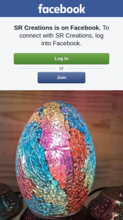 SR Creations – 1 of Our Glass Mosaic Egg Lamps (RRP $39.95). (prize valued at $40)